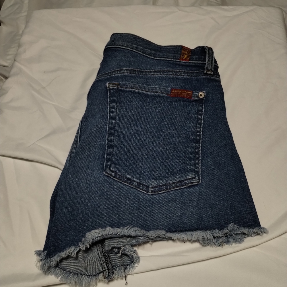 Women's Blue Denim Shorts